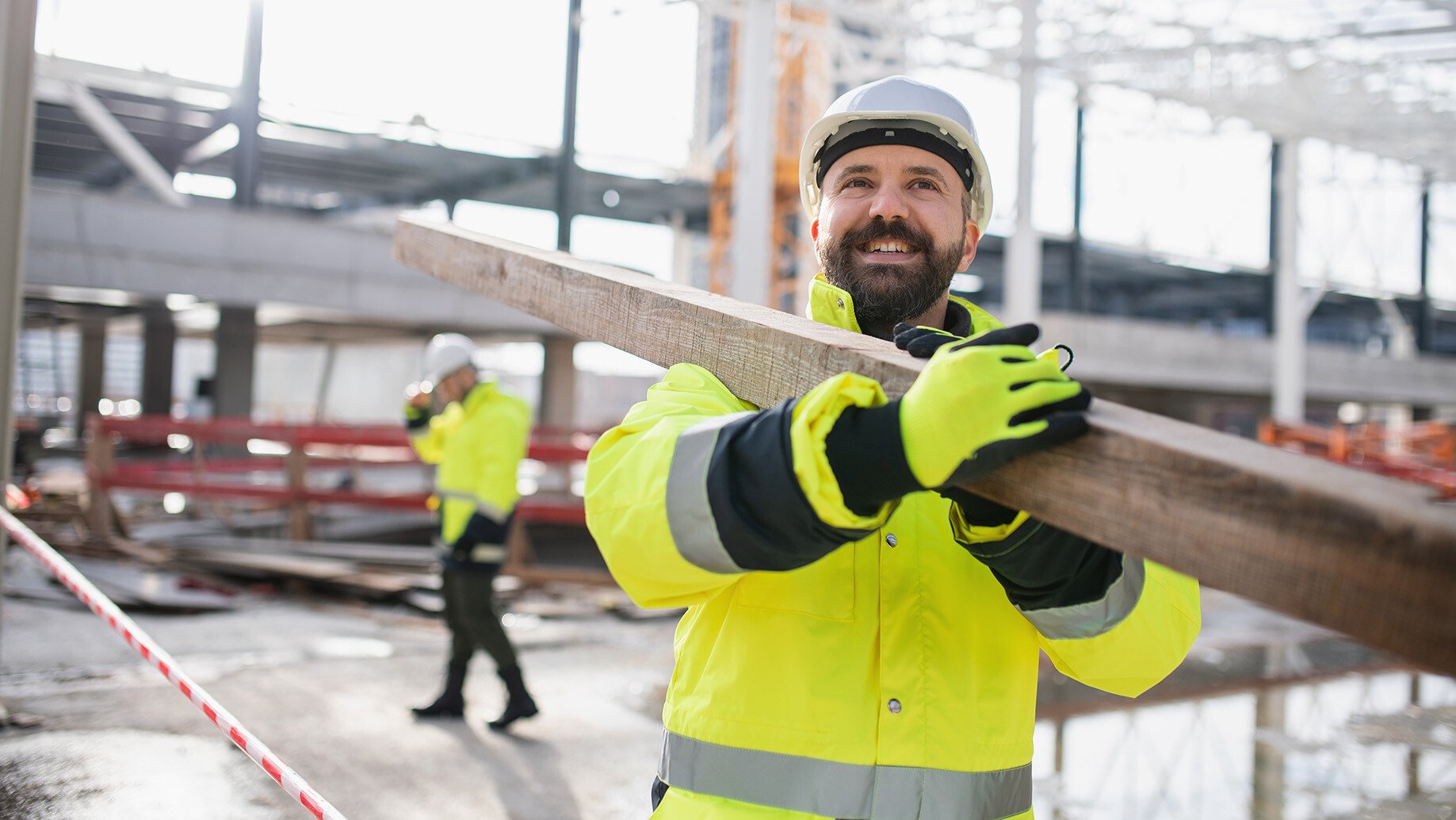 19x9_Happy Construction Worker completing calibration services